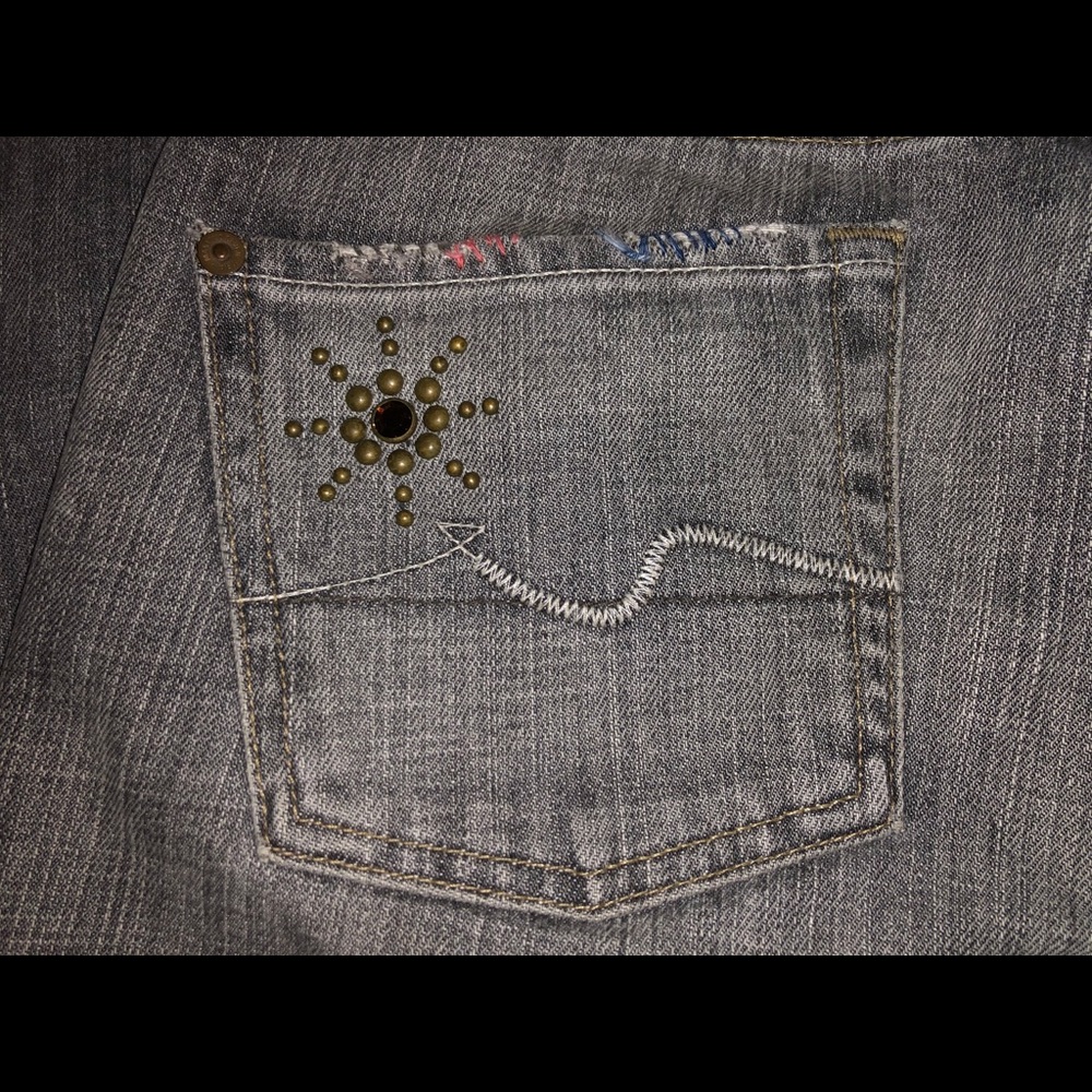 7 for all Mankind Great China Wall Flare Jeans 25 - Picture 3 of 11